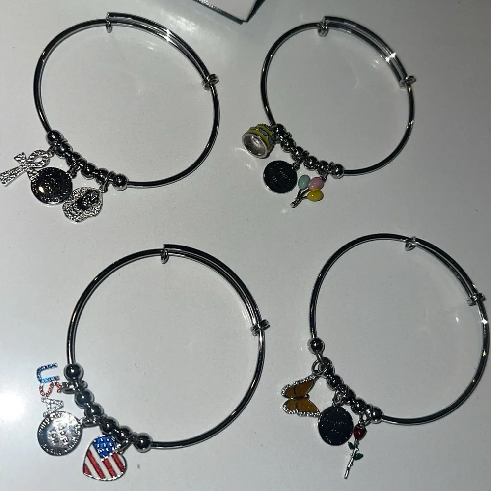 Brand New Charm Bracelets $22 for all 4